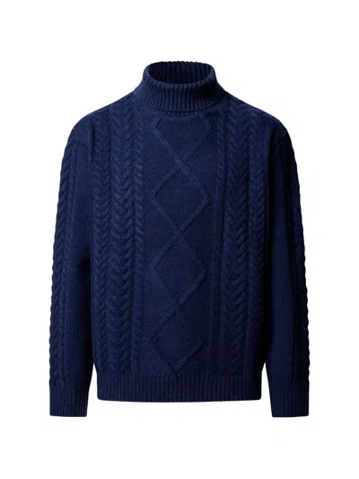 Hackett London Pullover Mit Argyle-muster In Blue