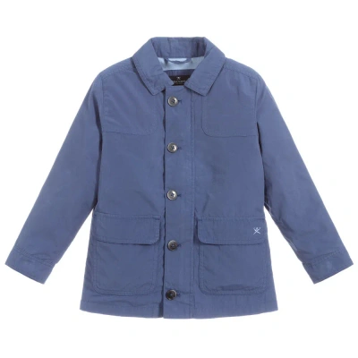 Hackett London Kids' Boys Blue Coat