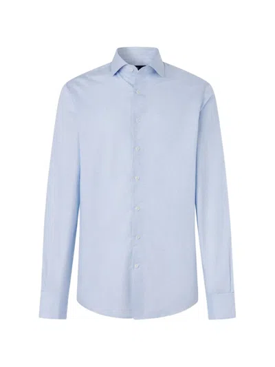 Hackett London Check Long-sleeve Shirt In Blue