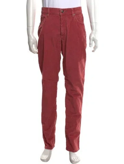 Pre-owned Hackett London Corduroy Pants In Pink