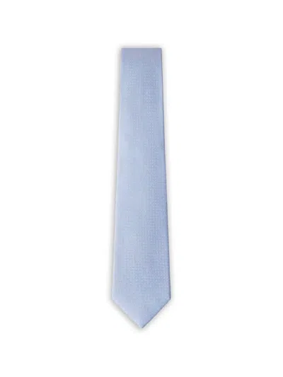Hackett London Dot-motif Tie In Blue