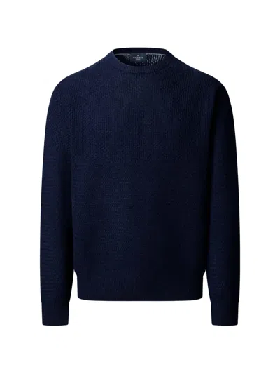 Hackett London Duo Stitch Sweater In Black