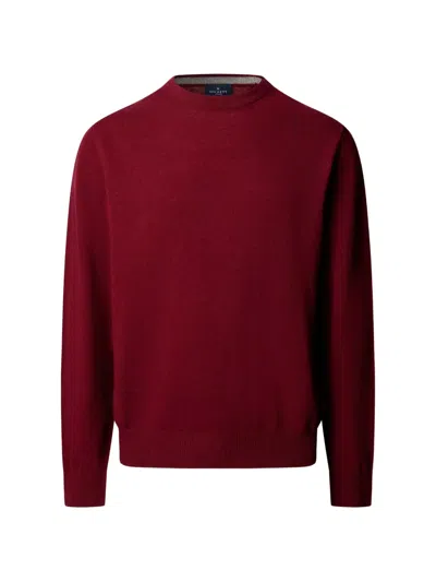 Hackett London Elbow-patch Sweater In Red