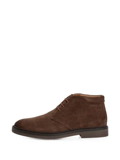 Hackett London Elsted Boots In Brown
