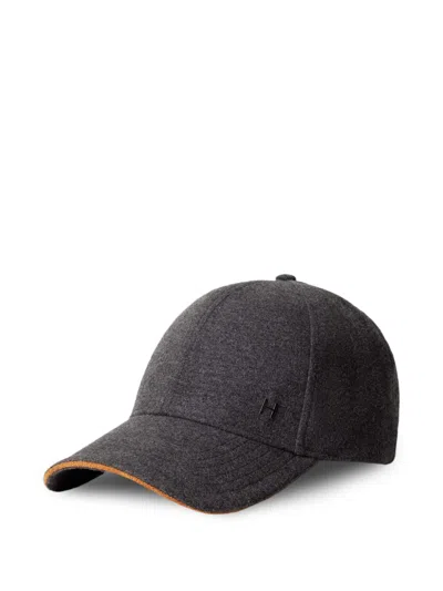 Hackett London Flannel Cap In Black