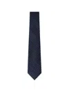 GEOMETRIC FLOWER-PATTERN TIE