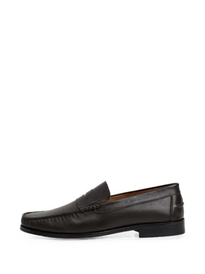 Hackett London Handgenähte Loafer In Animal Print