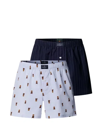 Hackett London 해리 복서 코튼 복서 쇼츠 세트 2p In Multi