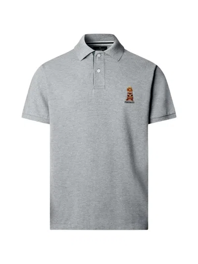 Hackett London Heritage Harry Polo Shirt In Gray