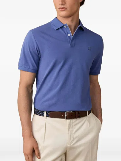 Hackett London 헤리티지 폴로 셔츠 In Blue