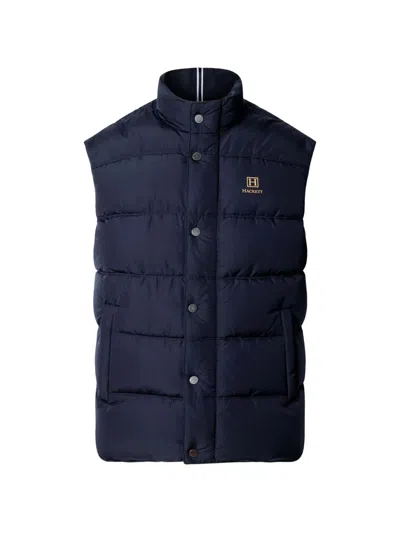 Hackett London Heritage Quilted Gilet In Multi