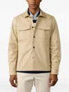 Hackett London 헤리티지 셔츠 재킷 In Neutral