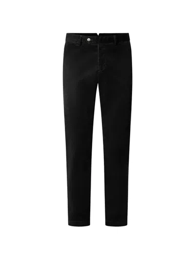 Hackett London Kensington Corduroy Trousers In Black