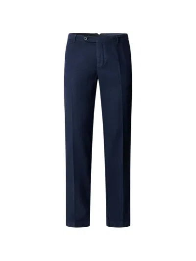 Hackett London Kensington Devon Buttoned Trousers In Brown