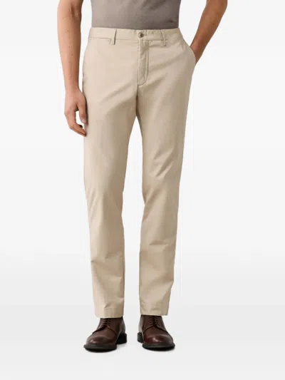 Hackett London 켄징턴 캔버스 텍스처 팬츠 In Neutral