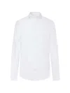 Hackett London 나이트브리지 컷어웨이 칼라 옥스포드 셔츠 In White