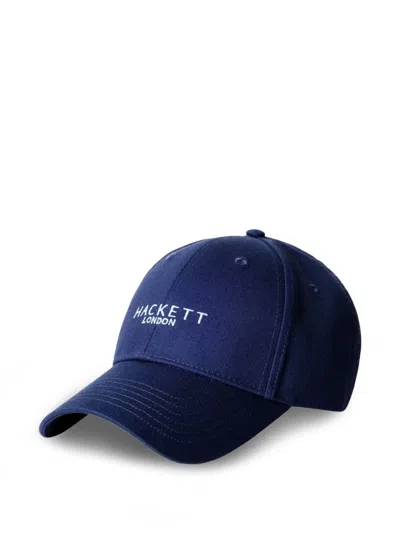 Hackett London Logo-embroidered Baseball Cap In Blue