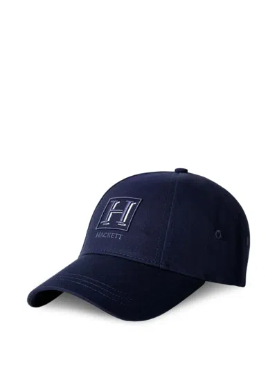 Hackett London Logo-embroidered Cap In Blue