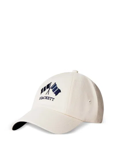 Hackett London Logo-embroidered Cap In White