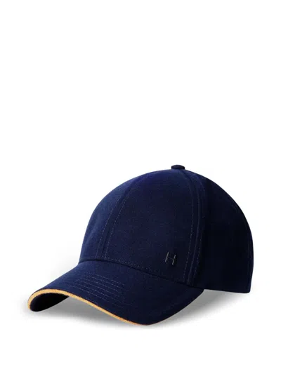 Hackett London Logo-plaque Cap In Blue