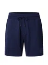 Hackett London Logo-print Drawstring Shorts In Blue