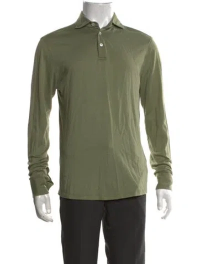 Pre-owned Hackett London Long Sleeve Shirt In Green