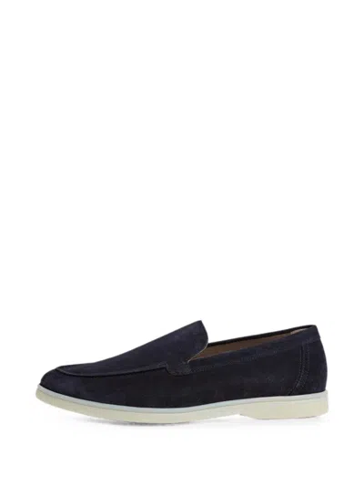 Hackett London Martin Loafer Aus Wildleder In Black