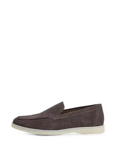 Hackett London Martin Loafer Aus Wildleder In Animal Print