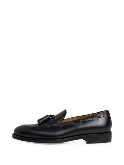 Hackett London Mayfair Tassel Loafers In Black