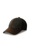 Hackett London Patchwork Cap In Brown