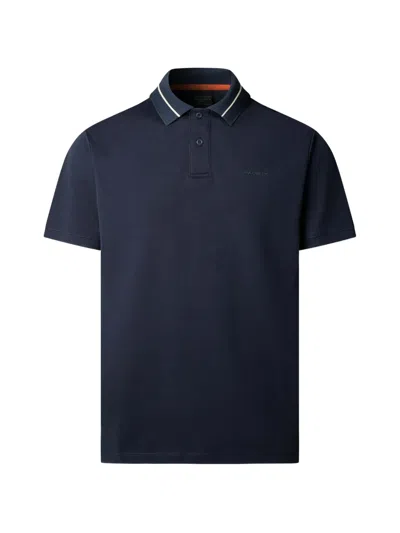 Hackett London Short-sleeve Cotton Polo Shirt In Blue