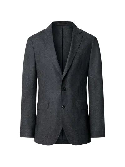 Hackett London Single-breasted Blazer In Blue