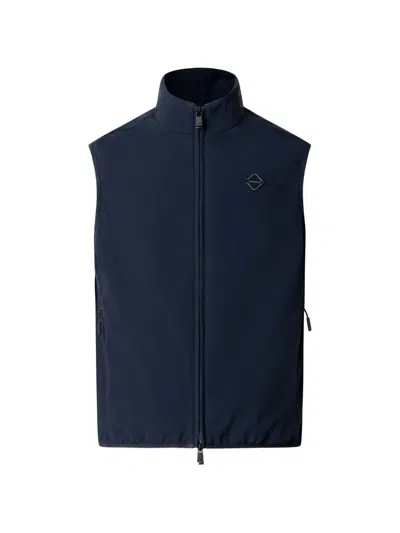 Hackett London Soft-shell Zip-up Gilet In Multi