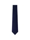 Hackett London Solid Twill Tie In Blue