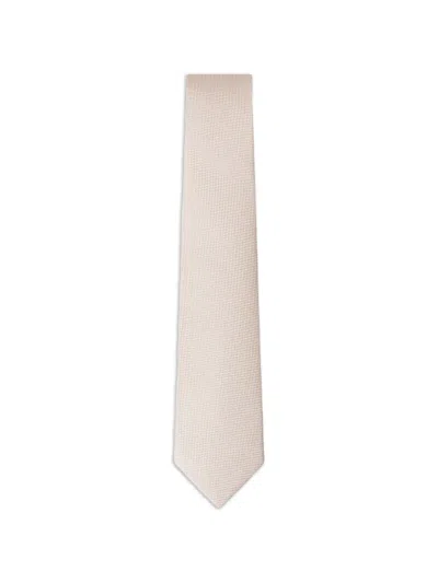 Hackett London Textured Tie In Neutral