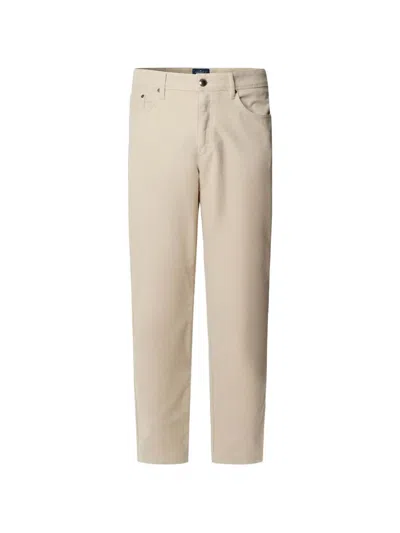 Hackett London Trinity Moleskin Trousers In Neutral