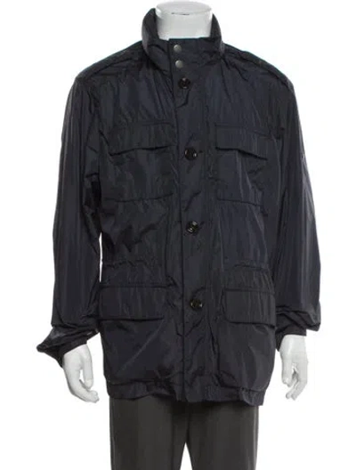 Pre-owned Hackett London Utility Jacket In Blue
