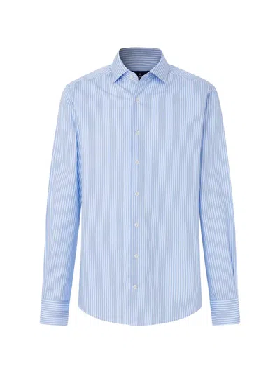 Hackett London 와이드 스트라이프 셔츠 In Blue