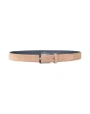 Hackett Man Belt Dove Grey Size 32 Cow Leather