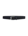 Hackett Man Belt Midnight Blue Size 32 Cow Leather