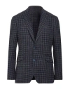 Hackett Man Blazer Blue Size 44 Polyester, Cotton, Wool In Blue