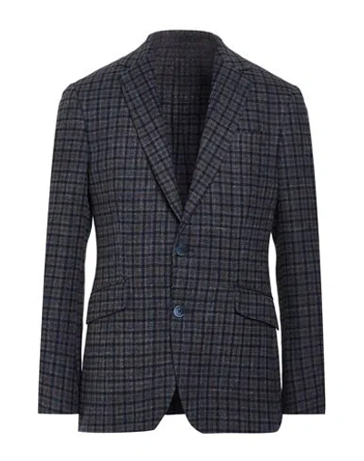 Hackett Man Blazer Blue Size 44 Polyester, Cotton, Wool