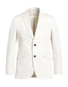 Hackett Man Blazer Cream Size 46 Tencel, Cotton, Elastane In White