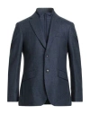 Hackett Man Blazer Navy Size 46 Virgin Wool In Blue