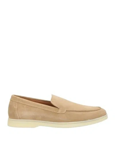 HACKETT HACKETT MAN ESPADRILLES BEIGE SIZE 8 LEATHER