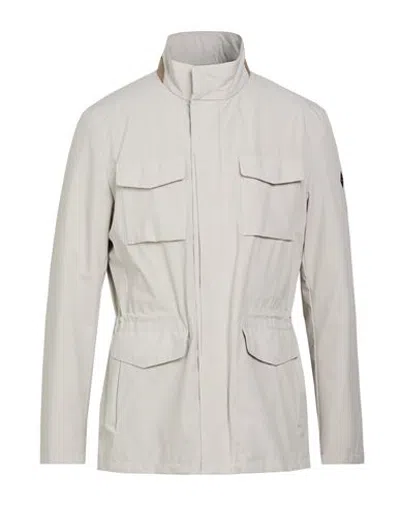 Hackett Man Jacket Beige Size M Polyester In White