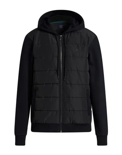 HACKETT HACKETT MAN JACKET BLACK SIZE M POLYESTER, COTTON