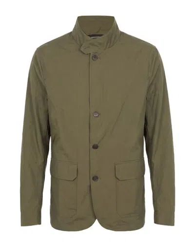 Hackett Man Jacket Military Green Size M Polyester