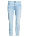 Hackett Man Jeans Blue Size 34 Cotton, Elastane In Blue