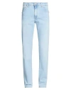 Hackett Man Jeans Blue Size 34 Cotton, Elastane In Blue